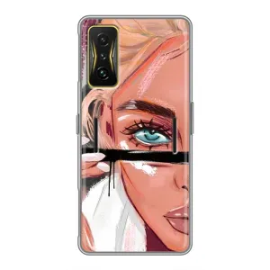 Чохол з друком для Xiaomi POCO F4 GT - (Мода) (AlphaPrint) (Макіяж)