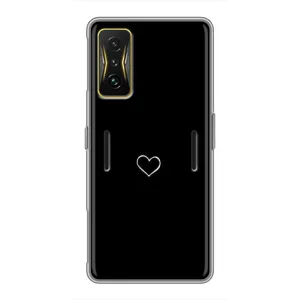 Чехлы для любимой на Поко Ф4 GT (VPrint) (Маленькое сердечко)