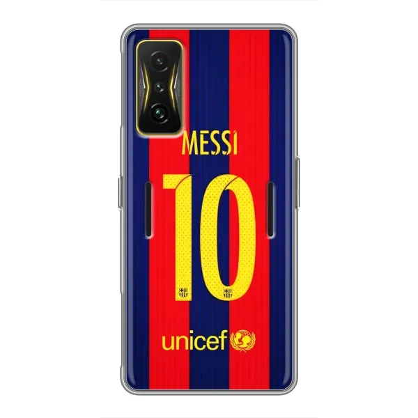 Чехол с принтом «Messi Barca 10» для Xiaomi POCO F4 GT Чехол с принтом «Messi Barca 10» для Xiaomi POCO F4 GT