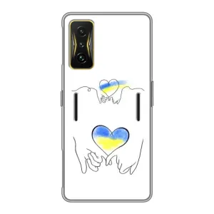 Чехол для Патриота Украины Xiaomi POCO F4 GT - (AlphaPrint) (Мир Украине)