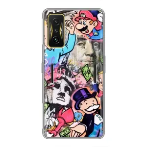 Чехлы с крутыми принтами для Xiaomi POCO F4 GT - (PREMIUMPrint) (Monopoly man)
