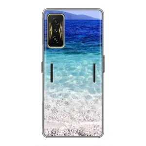 Силіконовий чохол з КАРТИНКАМИ літо для Xiaomi POCO F4 GT (AlphaPrint) (Море)