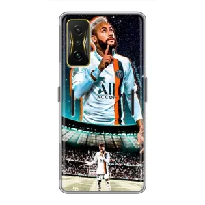 Чехол Неймар для Xiaomi POCO F4 GT (AlphaPrint) (Неймар ПСЖ)