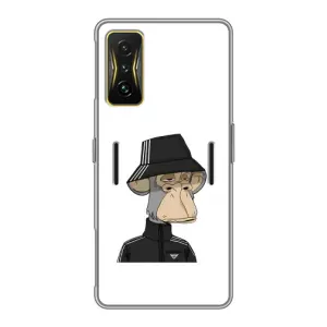 Чехлы с Обезьянами NFT для Xiaomi POCO F4 GT (AlphaPrint) (обезьяна NFT Adidas)