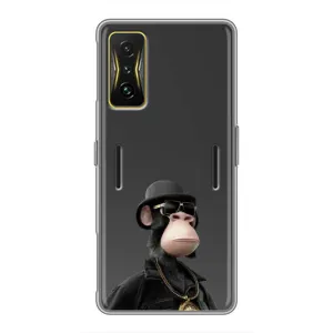 Чехлы с Обезьянами NFT для Xiaomi POCO F4 GT (AlphaPrint) (Обезьяна NFT)