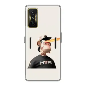 Чехлы с Обезьянами NFT для Xiaomi POCO F4 GT (AlphaPrint) (обезьяна NFT в очках)