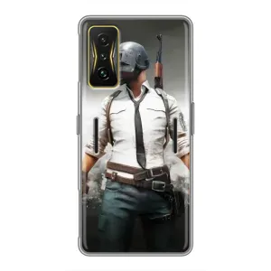 Чехол PUBG для Поко Ф4 GT (AlphaPrint)
