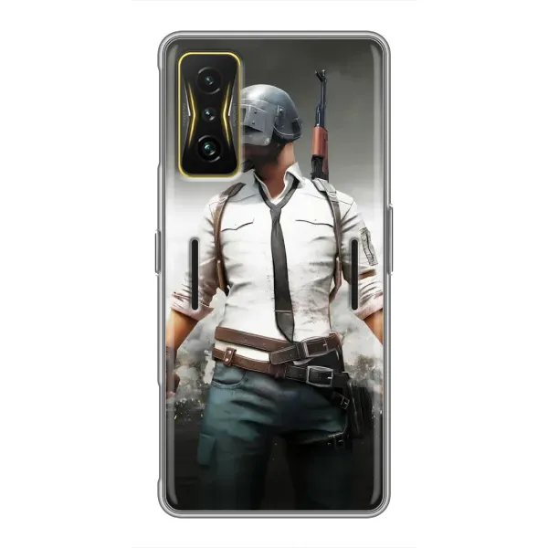 Чехол с принтом «Пабг мен» для Xiaomi POCO F4 GT Чехол с принтом «Пабг мен» для Xiaomi POCO F4 GT