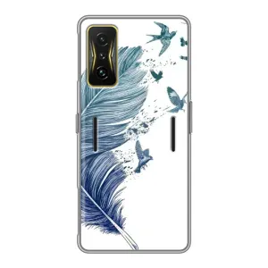 Чохол з картинкою (Стильні) Сяомі POCO F4 GT - (AlphaPrint) (Перо)