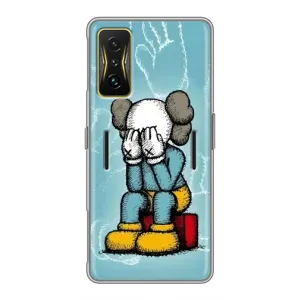 Чехлы для Xiaomi POCO F4 GT - Bearbrick Louis Vuitton (PREMIUMPrint) (Плач Bearbrick)