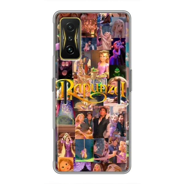 Чехол с принтом «Коллаж Рапунцель» для Xiaomi POCO F4 GT Чехол с принтом «Коллаж Рапунцель» для Xiaomi POCO F4 GT
