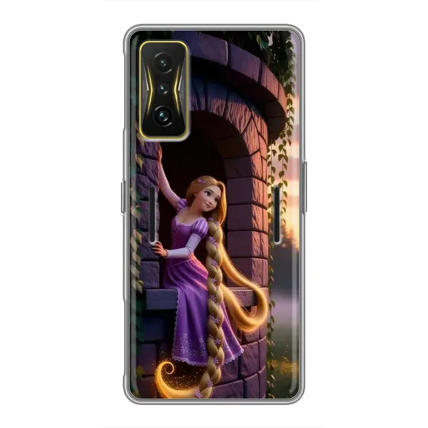 Чехол с принтом «Рапунцель на башне» для Xiaomi POCO F4 GT Чехол с принтом «Рапунцель на башне» для Xiaomi POCO F4 GT