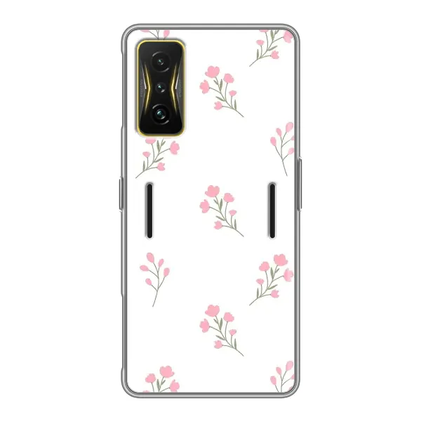 Чохол з принтом «Рожеві квіти» для Xiaomi POCO F4 GT Чохол з принтом «Рожеві квіти» для Xiaomi POCO F4 GT