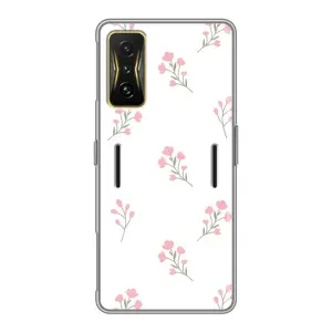 Чохол з розовим принтом для Xiaomi POCO F4 GT (Рожеві квіти)
