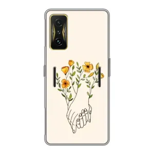 Чехлы для любимой на Поко Ф4 GT (VPrint) (Руки любви)