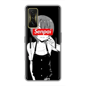 Чехлы Персонажи Аниме Наруто для Xiaomi POCO F4 GT (AlphaPrint) (Senpai)