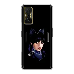 Чохли Венсдей на Xiaomi POCO F4 GT Уенсдей (AlphaPrint)