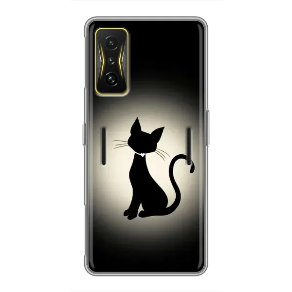 Чохол з принтом «Силует котика» для Xiaomi POCO F4 GT Чохол з принтом «Силует котика» для Xiaomi POCO F4 GT