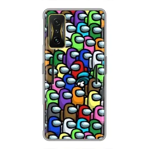 Чехол Амонг Ас для Xiaomi POCO F4 GT (AlphaPrint) (Убит)