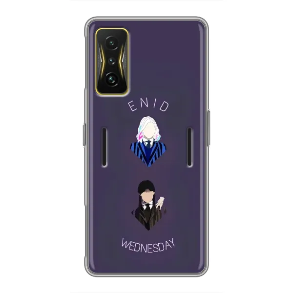 Чохол з принтом «Венздей і подруга» для Xiaomi POCO F4 GT Чохол з принтом «Венздей і подруга» для Xiaomi POCO F4 GT