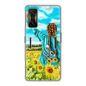 Чехол для Патриота Украины Xiaomi POCO F4 GT - (AlphaPrint) (Украиночка)