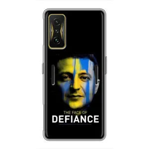 Чехол для Xiaomi POCO F4 GT (AlphaPrint - с принтом Зеленского) (В. Зеленский)