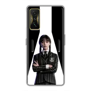 Чехлы Венсдей на Xiaomi POCO F4 GT Уэнсдей (AlphaPrint) (W-Wednesday)