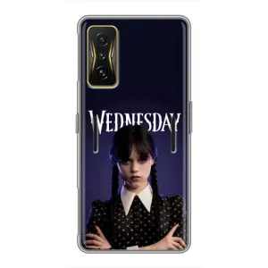 Чехлы Венсдей на Xiaomi POCO F4 GT Уэнсдей (AlphaPrint) (Wednesday)