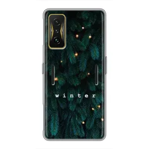 Новогодние, Праздничные Чехлы для Xiaomi POCO F4 GT - 2024 год (Winter)