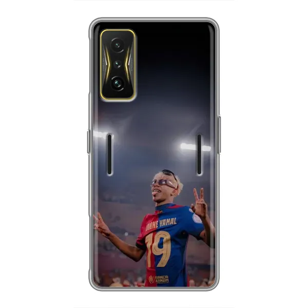 Чехол с принтом «Ямаль на стадионе» для Xiaomi POCO F4 GT