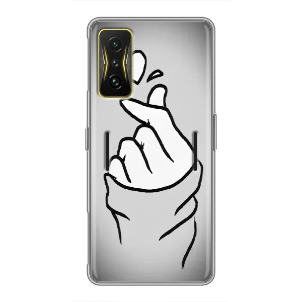 Чехол с принтом «Значок Love» для Xiaomi POCO F4 GT