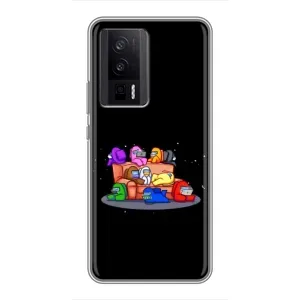 Чехол Амонг Ас для Xiaomi POCO F5 Pro (AlphaPrint) (Амонг-ас)
