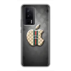 Чехлы ГУЧЧИ для Поко Ф5 Про (AlphaPrint) (Apple gucci)