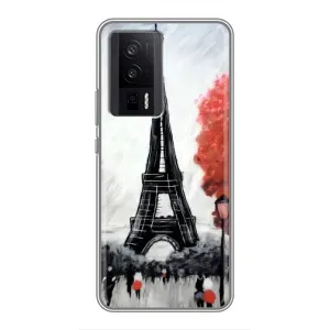 Чохол Ейфелева Вежа Xiaomi POCO F5 Pro - (AlphaPrint) (Вежа в Парижі)