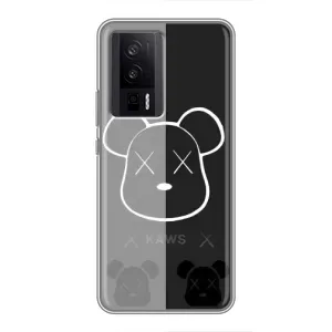 Чохли для Xiaomi POCO F5 Pro - Bearbrick Louis Vuitton (PREMIUMPrint) (БеарБрік очі)