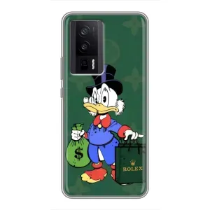 Чехлы для Xiaomi POCO F5 Pro - Скрудж МакДак Louis Vuitton (PREMIUMPrint) (Богатая Утка)