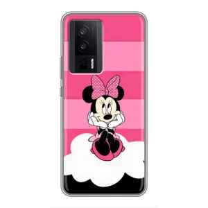 Міккі Маус чохол для Xiaomi POCO F5 Pro (AlphaPrint - Мультяшні) (Дівчинка Maus)