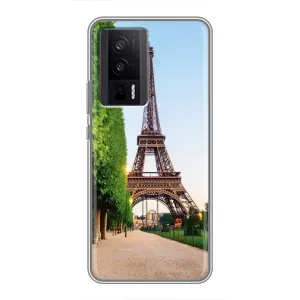 Чохол Ейфелева Вежа Xiaomi POCO F5 Pro - (AlphaPrint) (Дорога до Парижу)