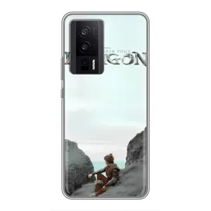 Чохол як приборкати дракона на Xiaomi POCO F5 Pro (Дракон лого)