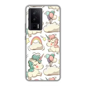 Чохол для Сяомі POCO F5 Про - (Єдинорожки - Новинки) (AlphaPrint) (Єдиноріжки)