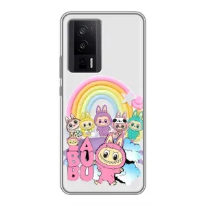 Чохол з Лабубу на Xiaomi POCO F5 Pro (Фон Лабубу)
