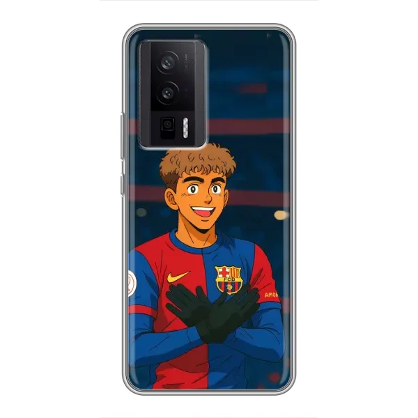 Чохол з принтом «Футболіст Ямаль» для Xiaomi POCO F5 Pro Чохол з принтом «Футболіст Ямаль» для Xiaomi POCO F5 Pro