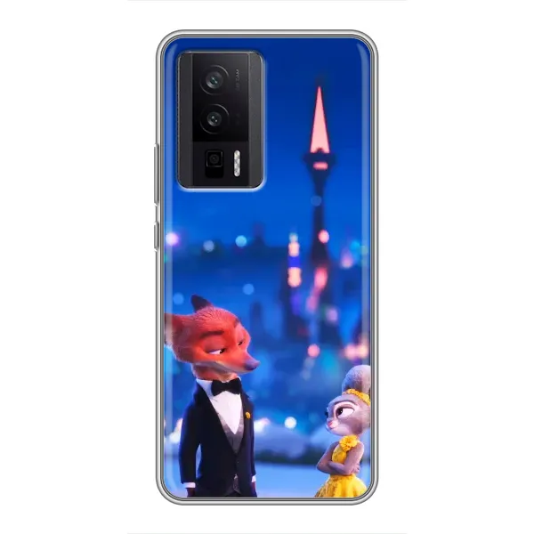 Чехол с принтом «Романтический вечер Зверополис» для Xiaomi POCO F5 Pro