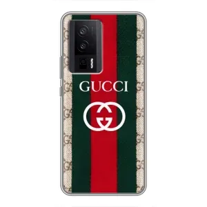 Чехлы ГУЧЧИ для Поко Ф5 Про (AlphaPrint) (Gucci дизайн)