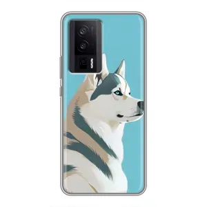 Чохол з Хаскі Xiaomi POCO F5 Pro - (AlphaPrint) (Хаскі арт)