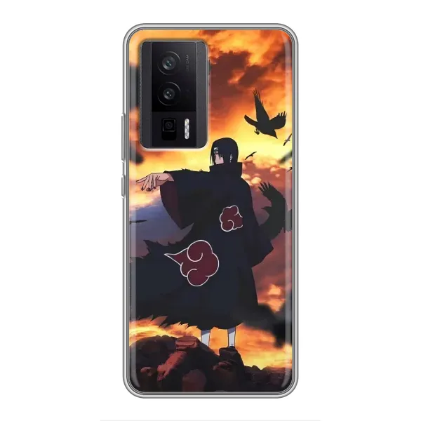 Чехол с принтом «Итачи с воронами» для Xiaomi POCO F5 Pro Чехол с принтом «Итачи с воронами» для Xiaomi POCO F5 Pro