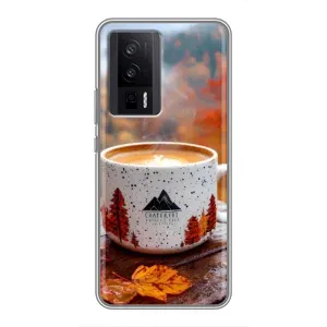 Чехол с принтом «Кофе на природе» для Xiaomi POCO F5 Pro