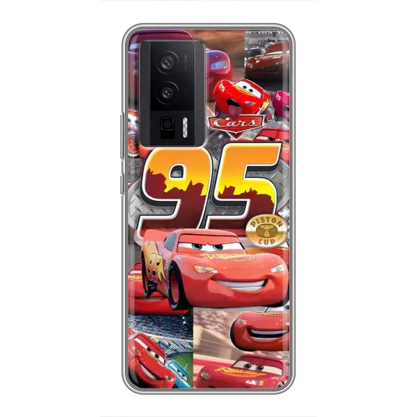 Чохол з принтом «Колаж Блискавка Маквін» для Xiaomi POCO F5 Pro Чохол з принтом «Колаж Блискавка Маквін» для Xiaomi POCO F5 Pro