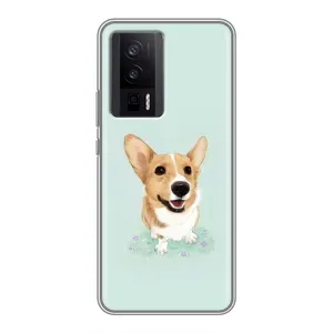 Чохли з собаками для Xiaomi POCO F5 Pro (VPrint) (Коргі)