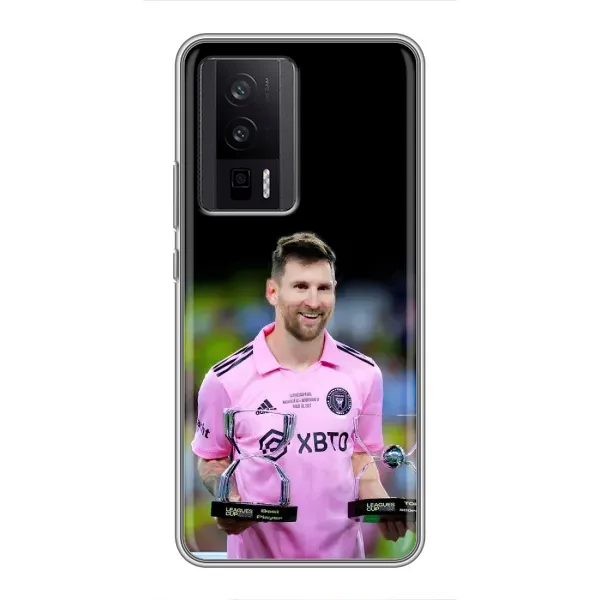 Чехол с принтом «Кубки Месси» для Xiaomi POCO F5 Pro Чехол с принтом «Кубки Месси» для Xiaomi POCO F5 Pro